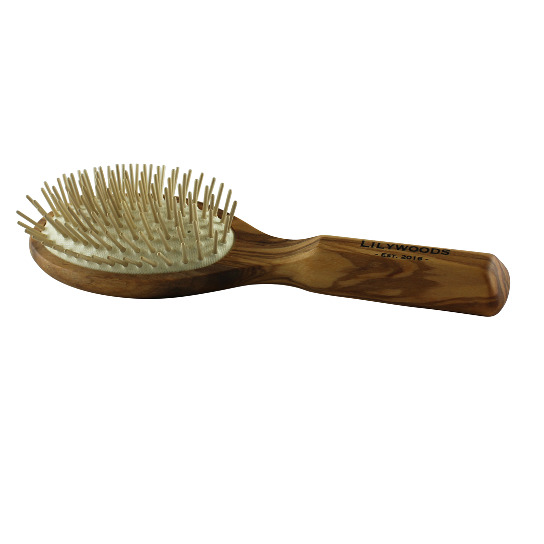 Anti-Static Olive Wood Hairbrush