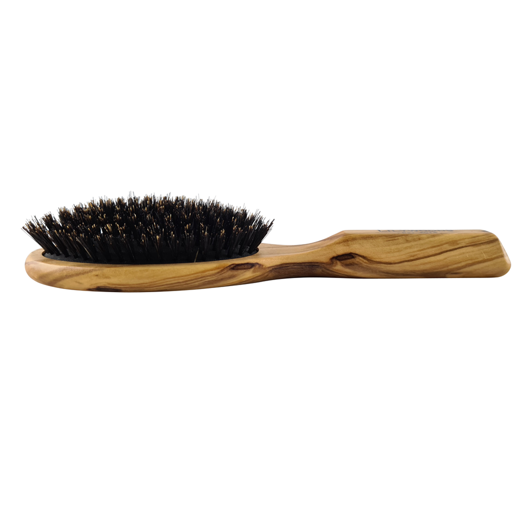 Olive Wood & Boar Bristle Hairbrush