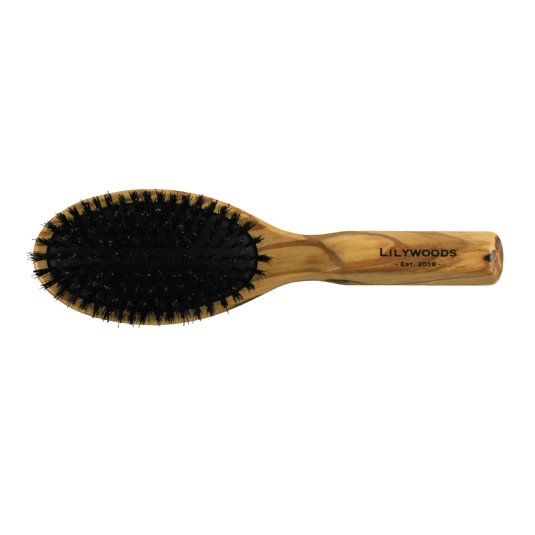 Olive Wood & Boar Bristle Hairbrush